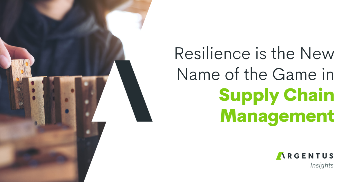 Resilience is the New Name of the Game in Supply Chain Management