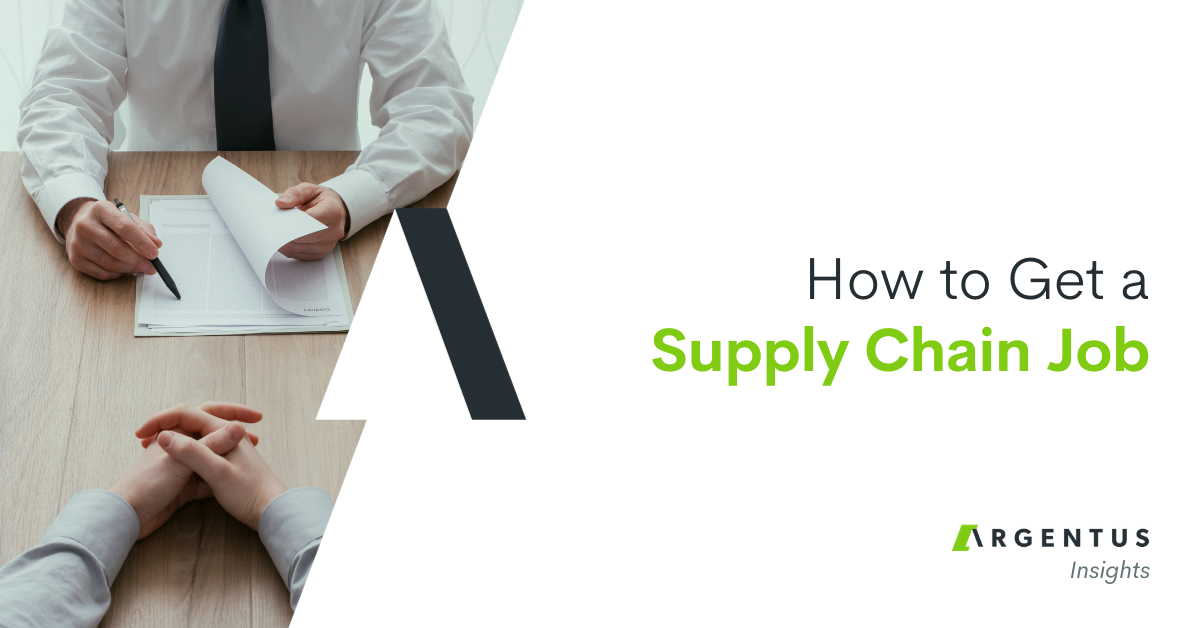How to Get a Supply Chain Job