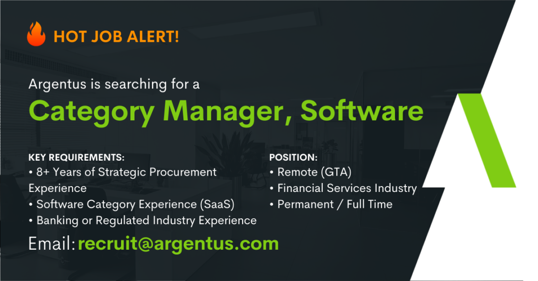 Category Manager, Software