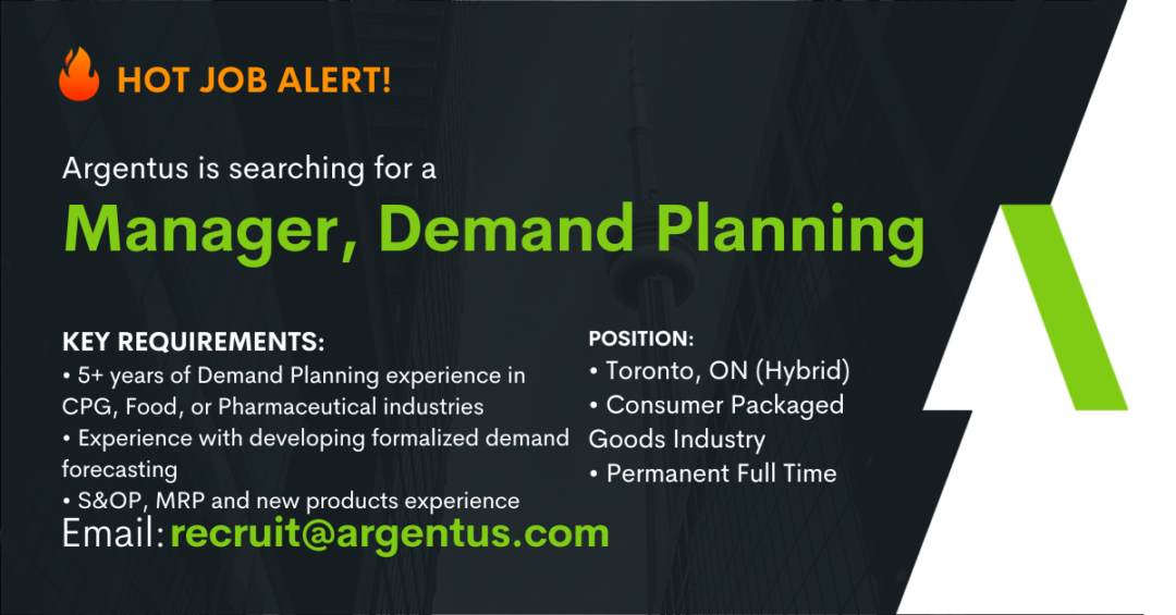 Manager, Demand Planning