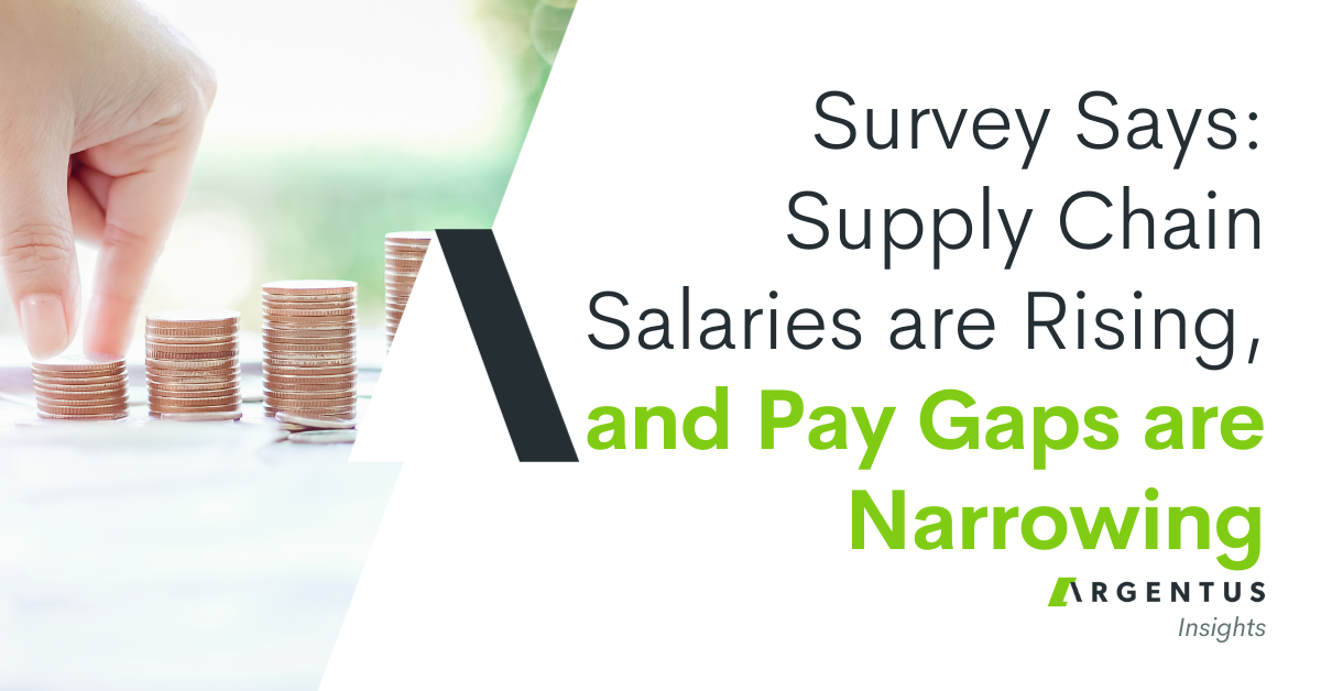 Survey Says: Supply Chain Salaries are Rising, and Pay Gaps are Narrowing