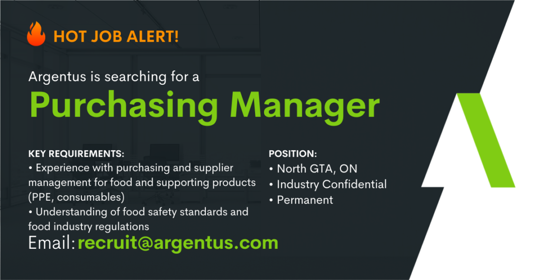 Purchasing Manager – Food