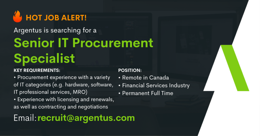 Senior IT Procurement Specialist
