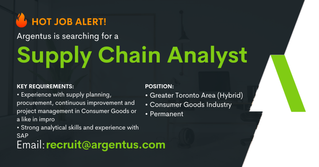 Supply Chain Analyst