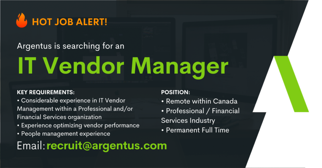 IT Vendor Manager