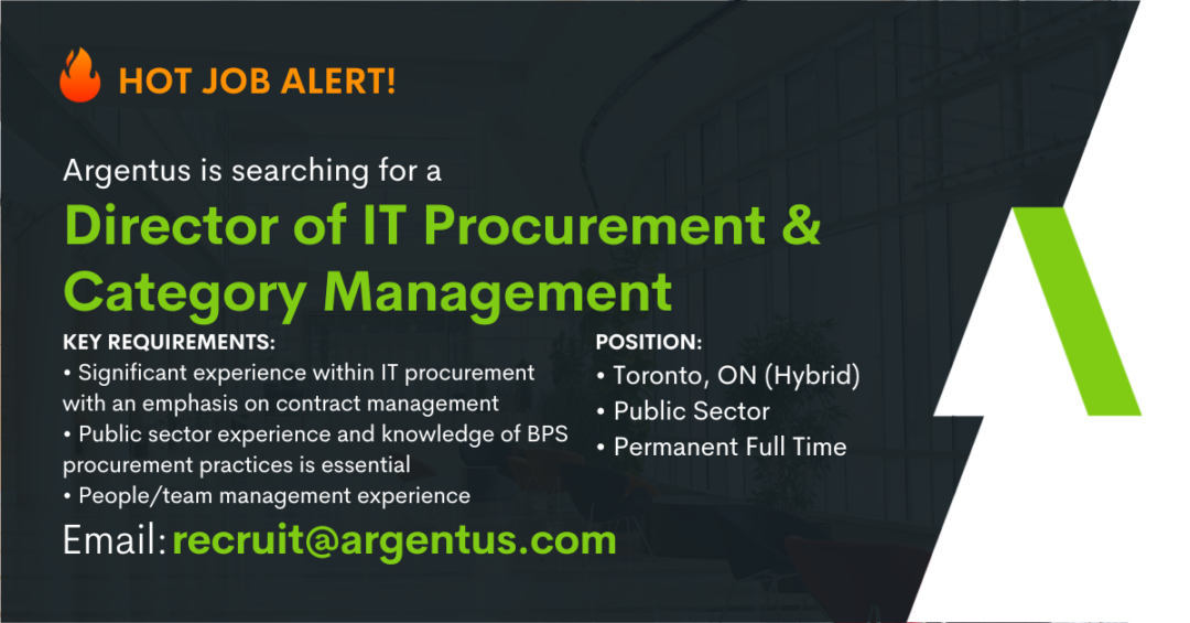 Director of IT Procurement & Category Management