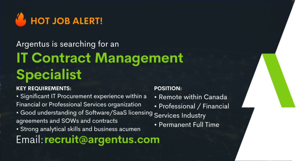IT Contract Management Specialist