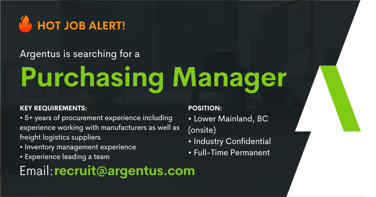 Purchasing Manager – Surrey, B.C. (1)