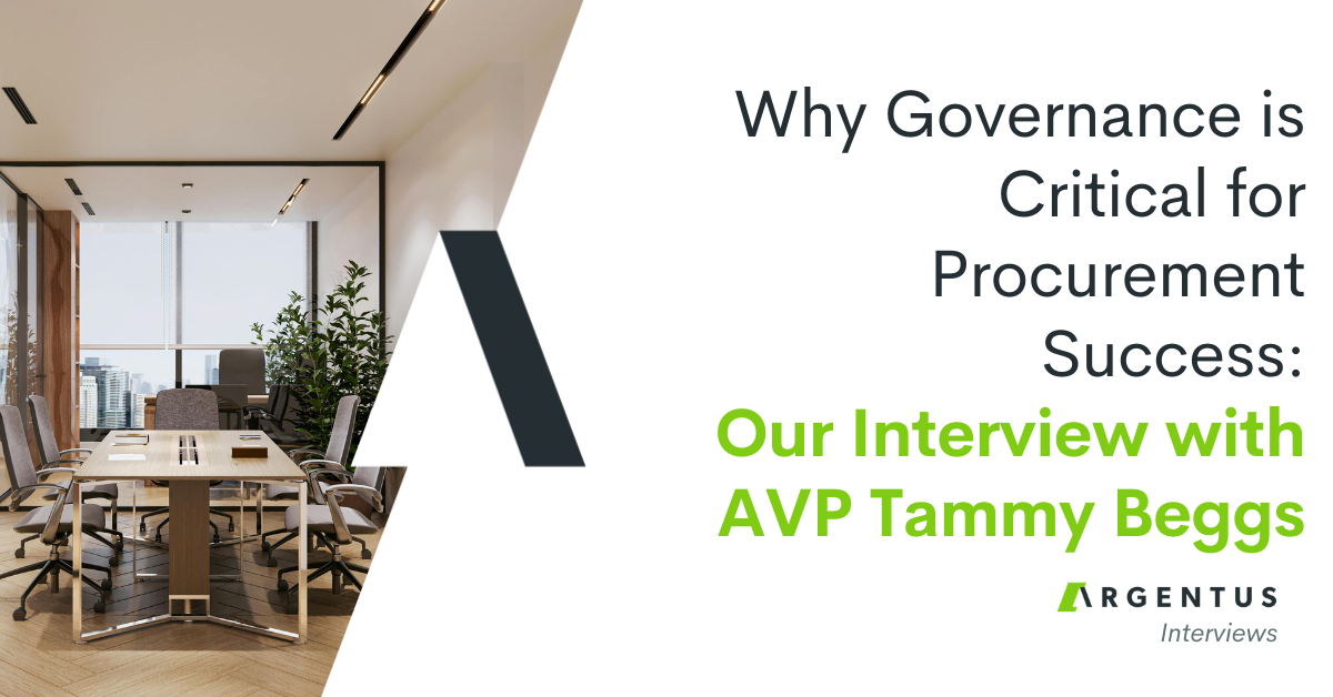Why Governance is Critical for Procurement Success: Our Interview with AVP Tammy Beggs