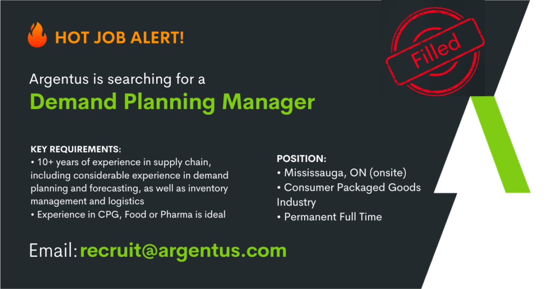 Demand Planning Manager
